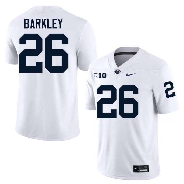 Saquon Barkley Penn State Jersey,PSU Nittany Lions #26 Saquon Barkley Football Uniforms-White